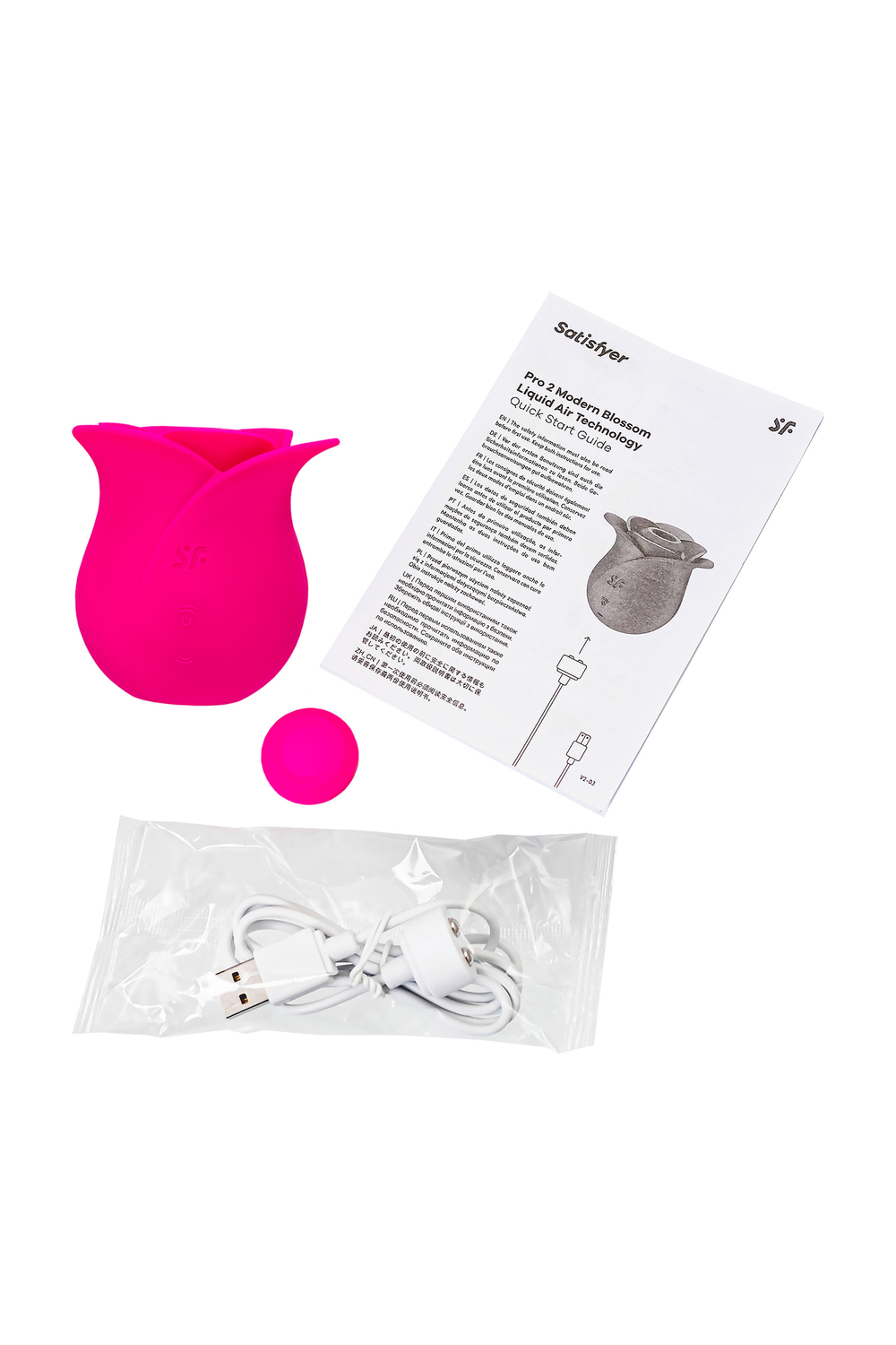 Вакуум-волновой стимулятор клитора Satisfyer Pro 2 Modern Blossom 6,6 см