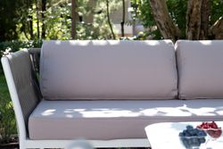 "Касабланка" модульная лаунж-зона из роупа (веревки), каркас из алюминия