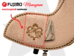 Дизайнерское кресло FUJIMO Monogram Coal Night