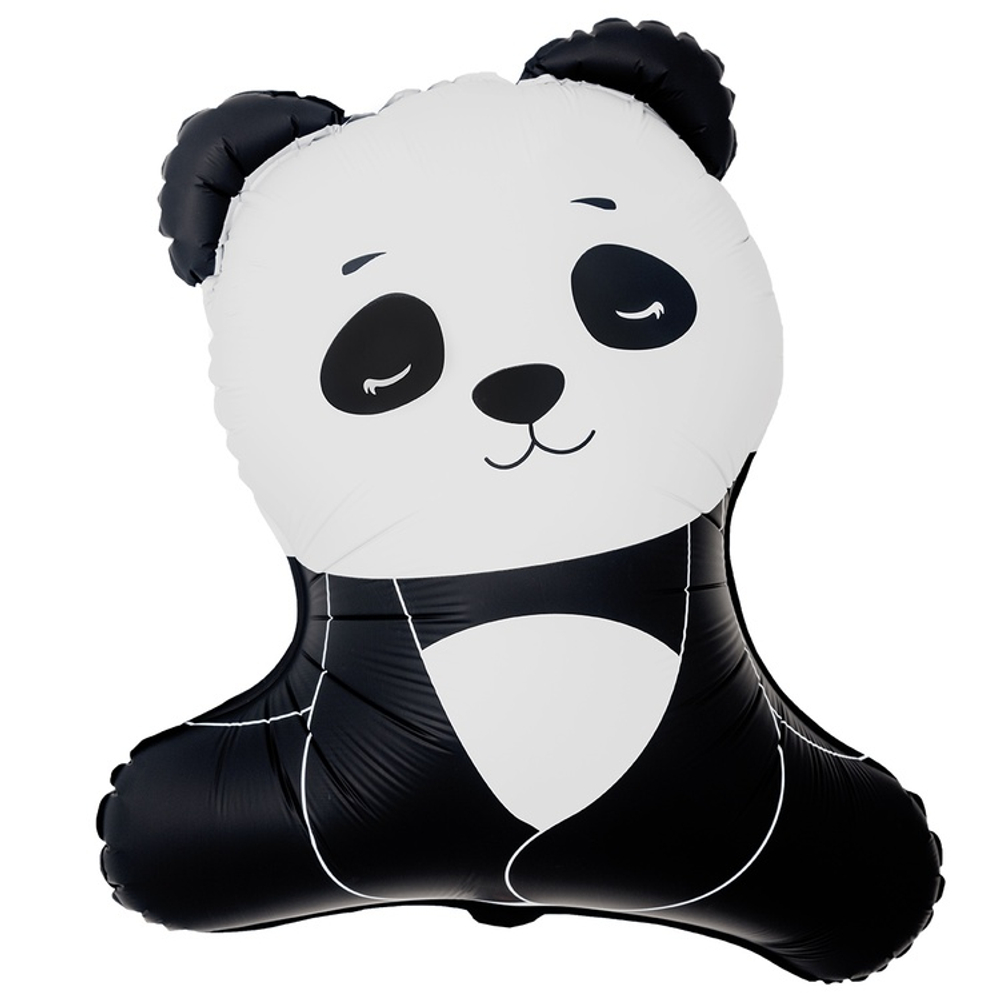 Шар Фольгированный Панда милая (Черный)
