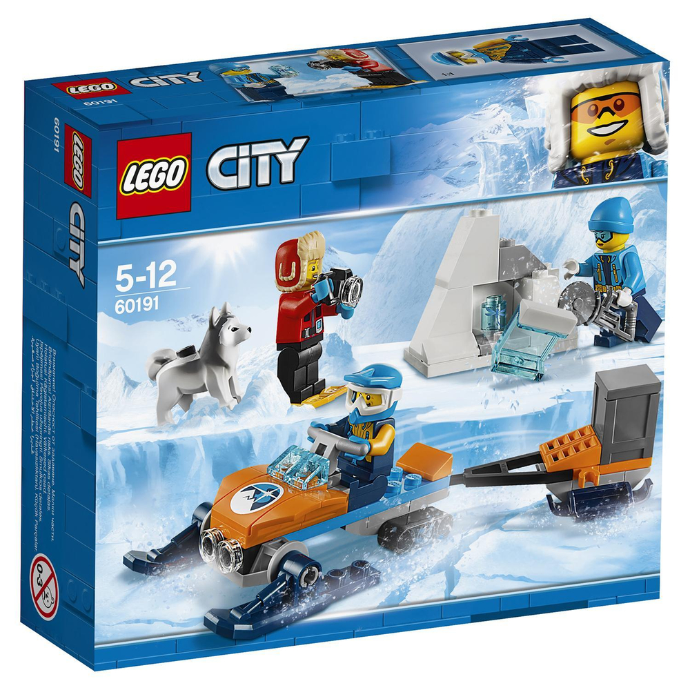 LEGO City: Арктическая экспедиция: Полярные исследователи 60191 — Arctic Exploration Team — Лего Сити Город