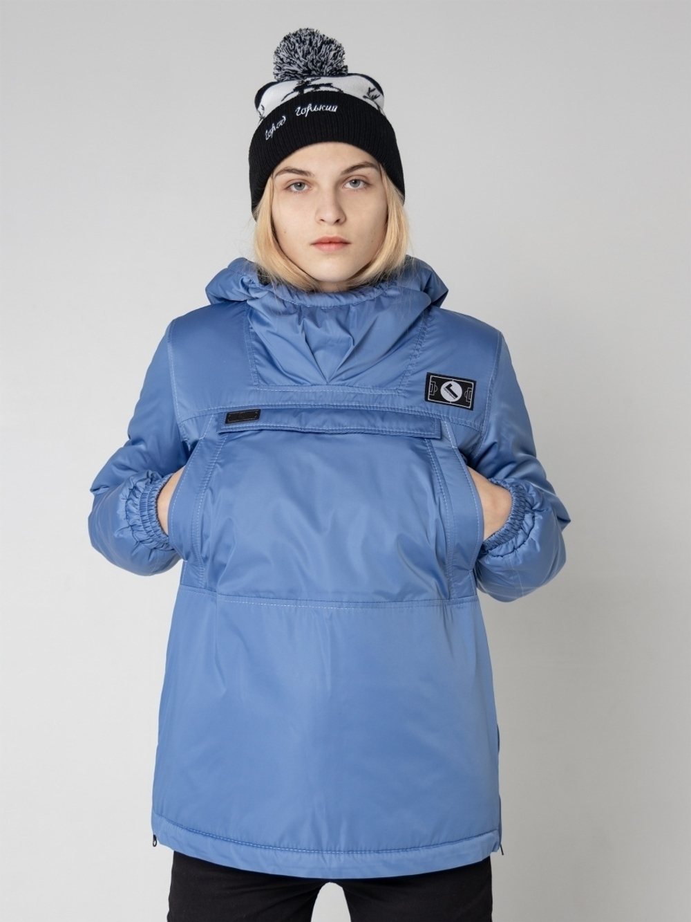 Анорак женский зимний Город Горький голубой