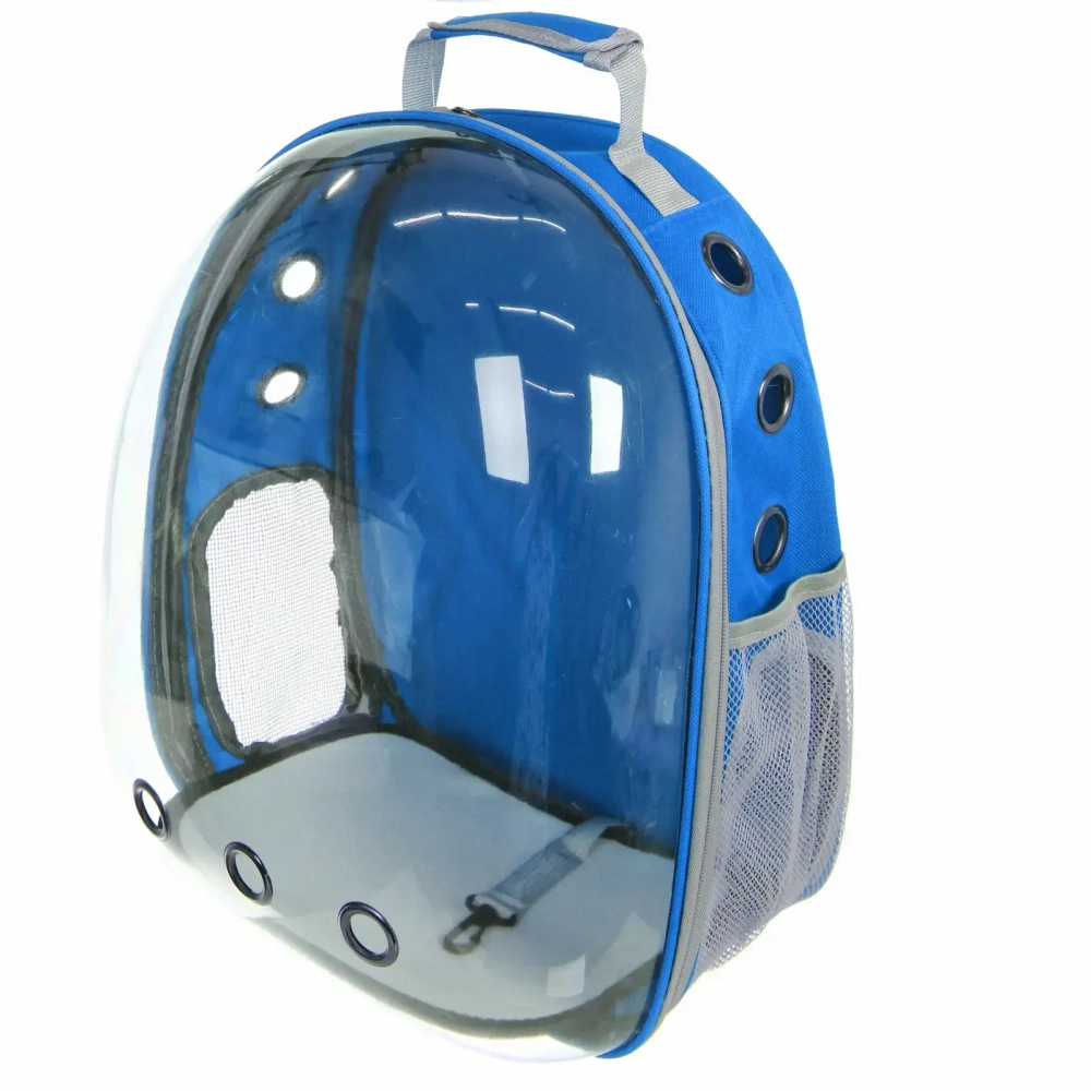 Рюкзак - переноска для животных «ЛЮБИМЫЙ БРО», цвет синий, 27*33*43см/до 7кг (Пакет и Лейбл)