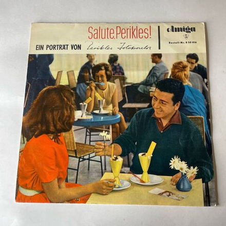 Винтажная виниловая пластинка LP Perikles Fotopoulos, Salute, Perikles, Ein Portrat von Perikles Fotopoulos (ГДР 1964)