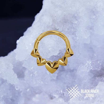 Кликер Amour Simple PVD Yellow 1.2мм