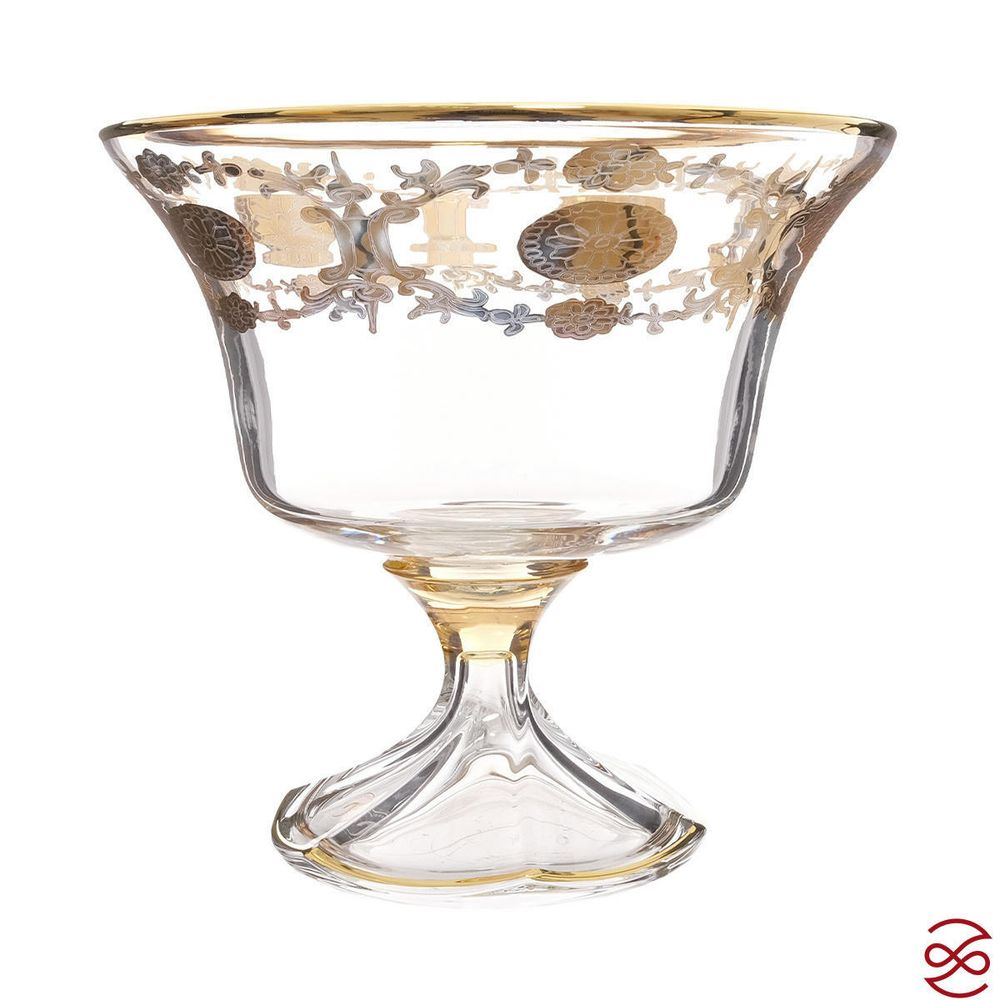 Конфетница медов.золото TIMON 26 см.