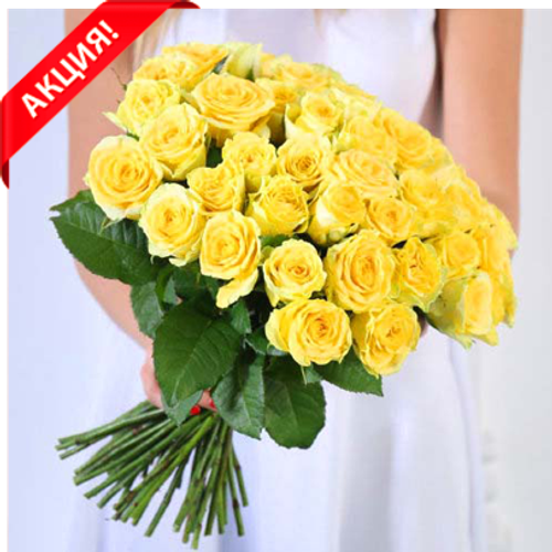 Купить Букет 51 желтая роза Penny Lane