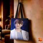 Сумка шоппер с принтом BTS