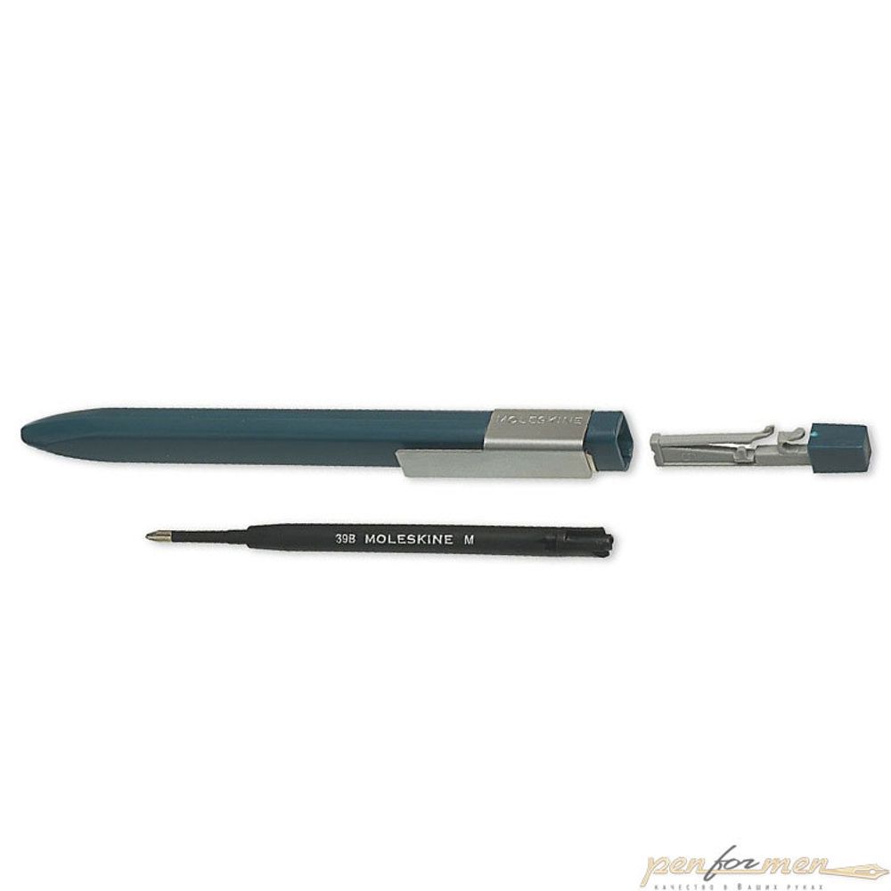 Шариковая ручка Moleskine Classic Click 1мм зеленый блистер (EW41BK710)