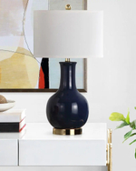 Синяя настольная лампа “Майло”