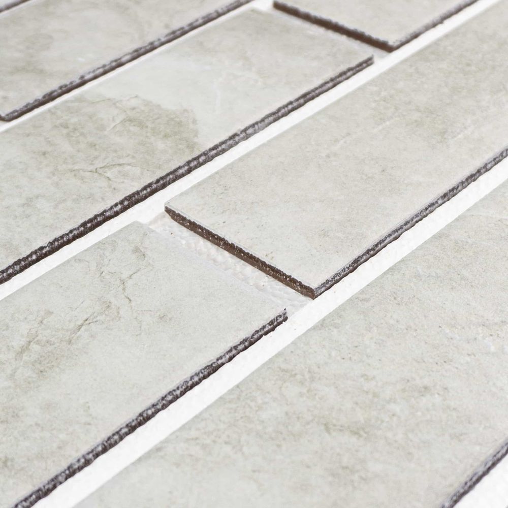 Клинкерная термопанель ППС Керамин Колорадо 1 Светло-серый 1020х455 мм