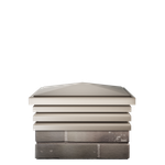 Колпак полимеркомпозитный Bona 385*385 (1,5 кирпича) бежевый