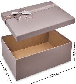WF-182/3-B Коробка бол., серо-коричневый