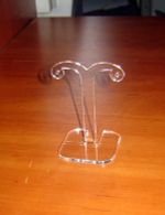 Подставка под серьги №2 прозрачная 60 мм