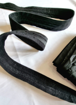 Застёжка на ленте чёрная (цена за 3 крючка- 5,5 см)