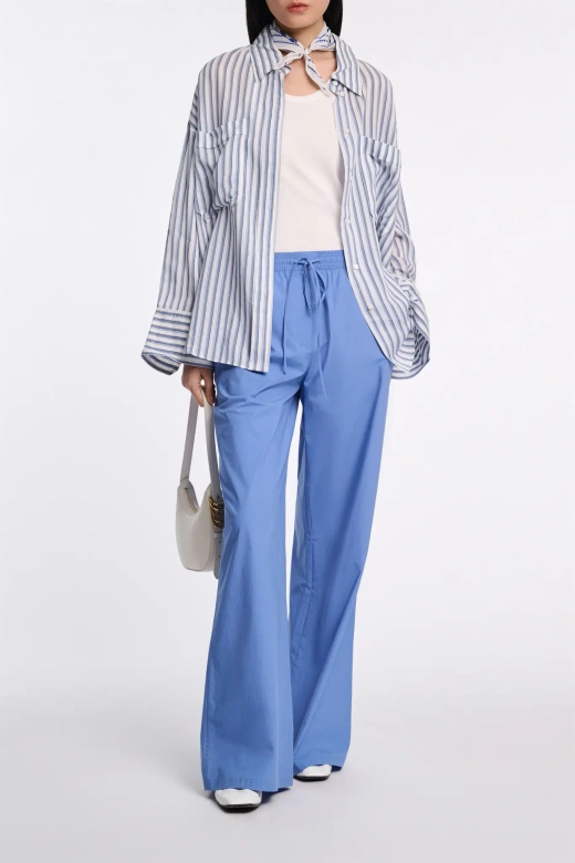 Рубашка из вискозы и шелка