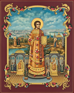 Икона святой Роман Сладкопевец на дереве на левкасе мастерская Иконный Дом