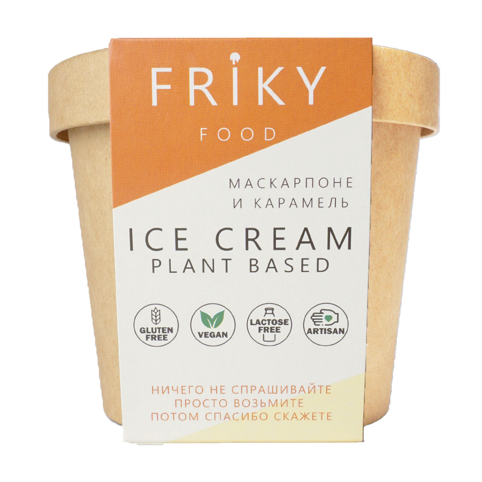 Мороженое Маскарпоне и карамель Friky, 230 г