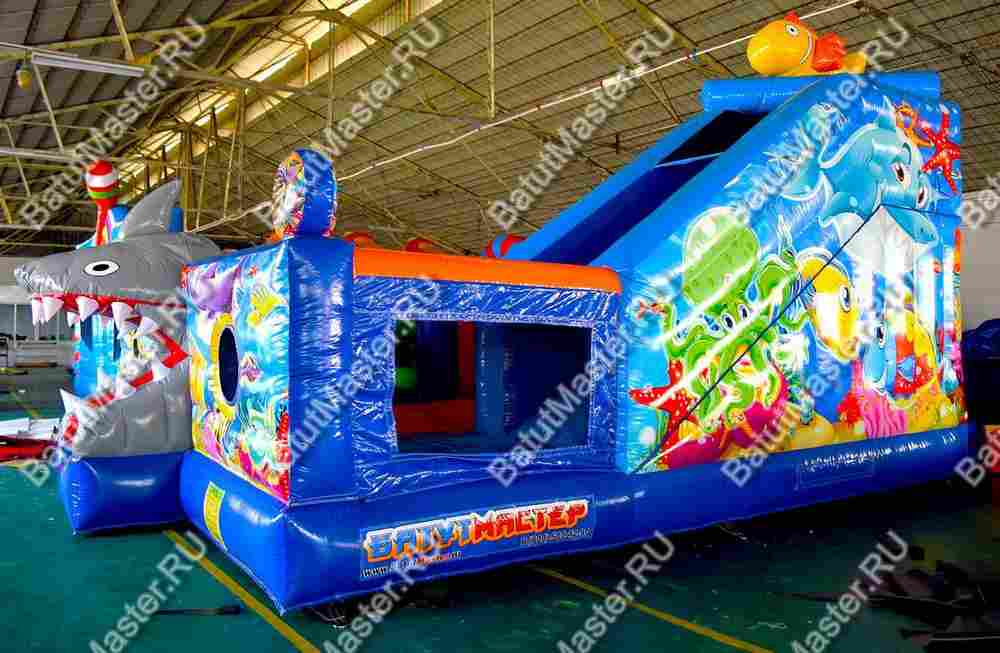 Популярный надувной батут "Приключения Золотой рыбки"