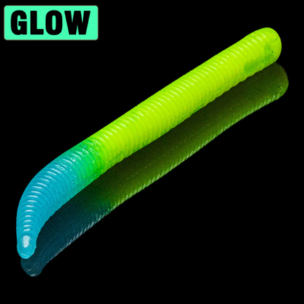 SOOREX PRO bait JAM PRO 65mm 216 Chartreuse/Blue glow Cheese 7pcs