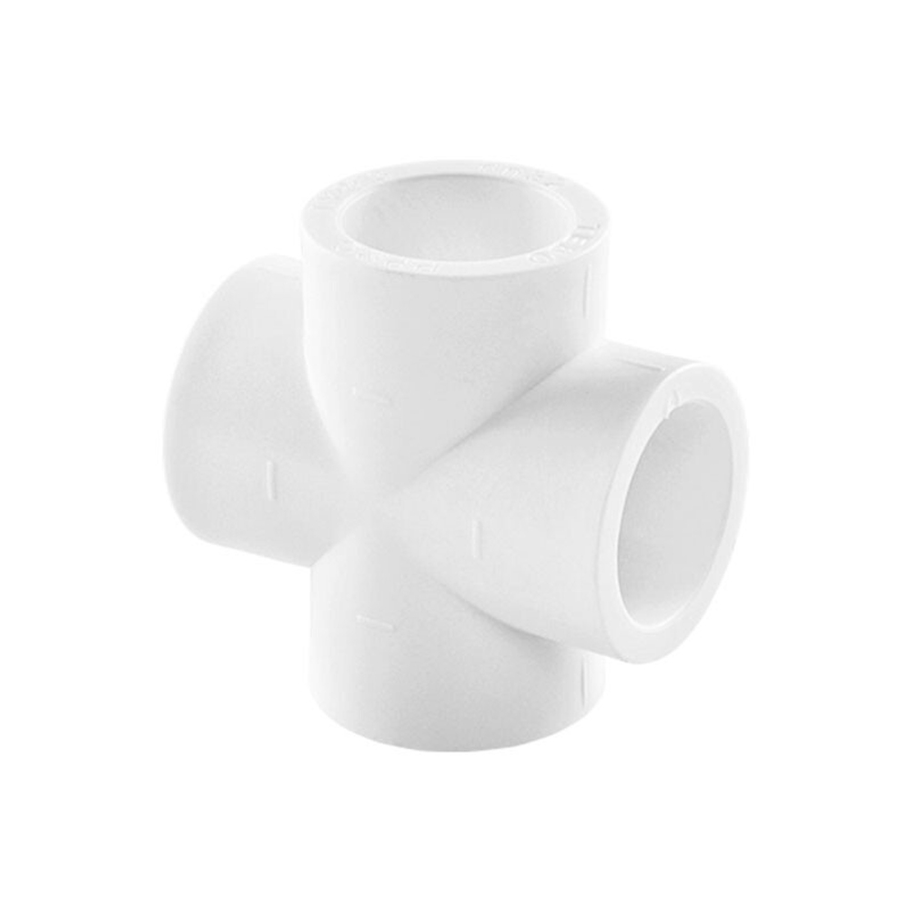 Крестовина 2-х плоскостная Valfex, DN 40х25х25х40, PN 25, белая