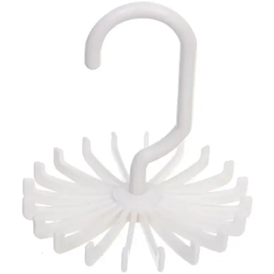 Крючок - вешалка многофункциональный споворотом на 360 градусов «ИДЕЯДОМА», цвет белый, размер 12*11см (пакет)