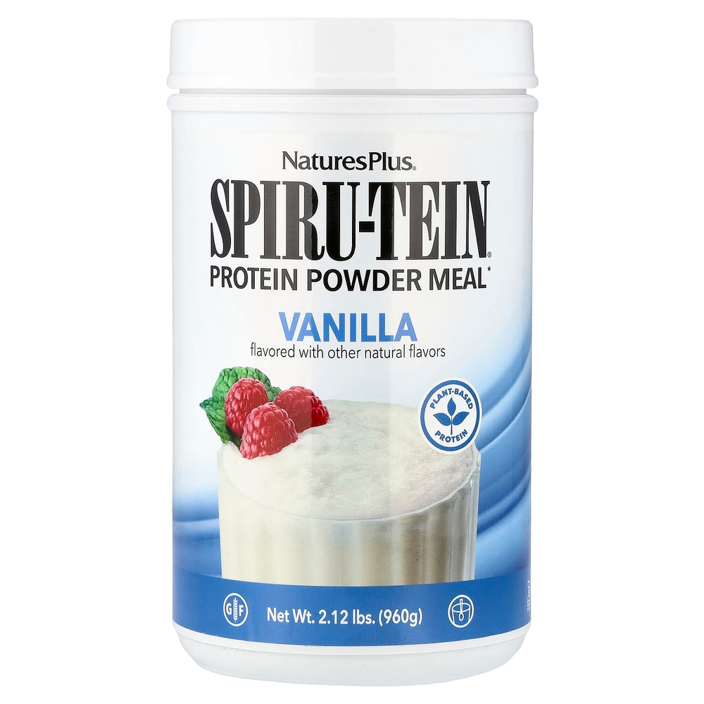 NaturesPlus, Spiru-Tein®, протеиновый порошок, со вкусом ванили, 960 г (2,12 фунта)
