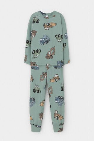 пижама  для мальчика  К 1561/холодная мята,тракторы