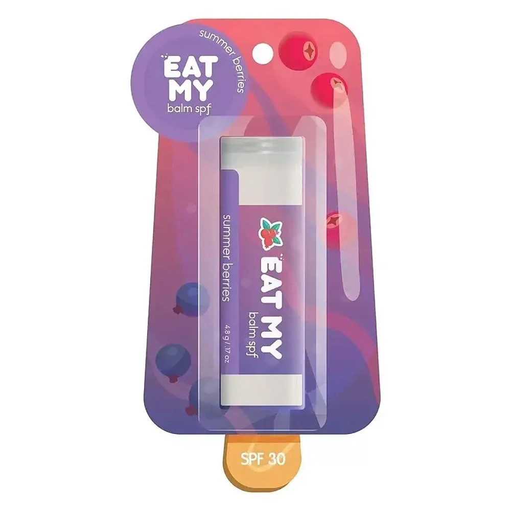 Бальзам для губ Летние ягоды EAT MY Balm Summer Berries SPF30