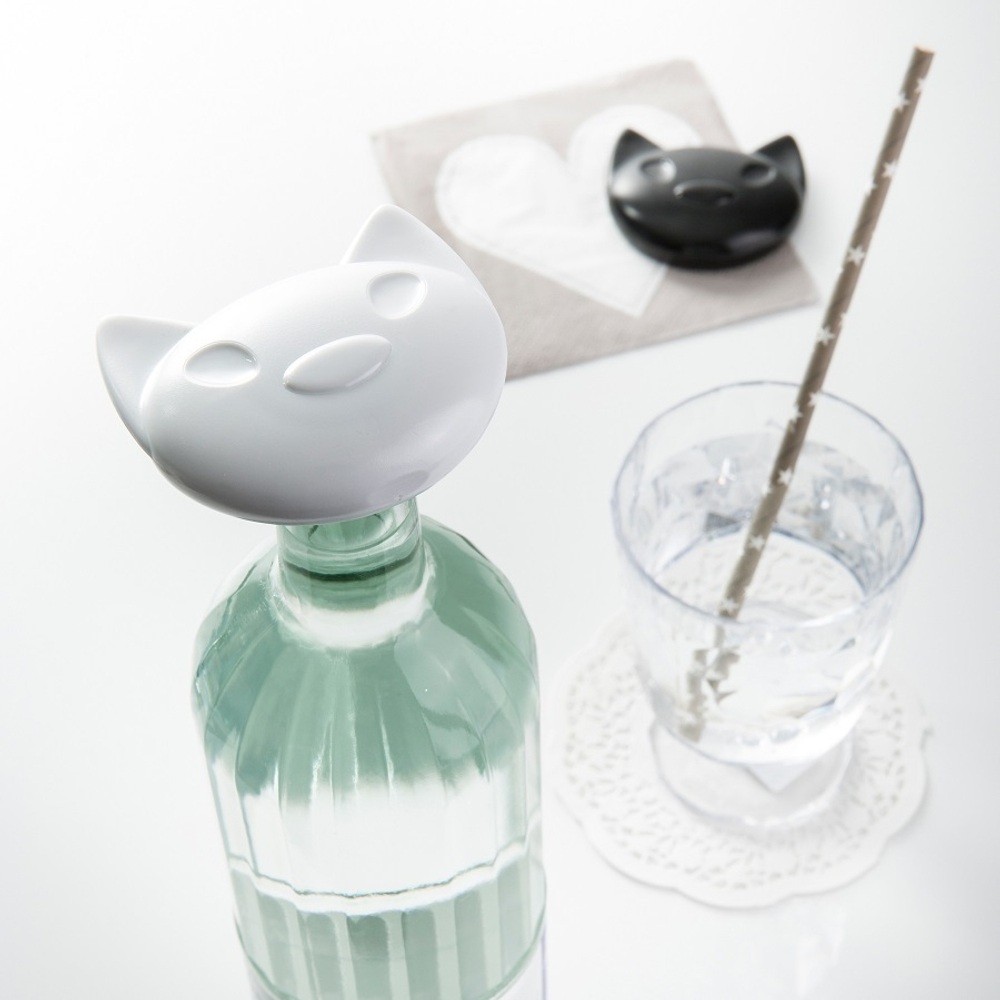 Открывалка для бутылок miaou, белая