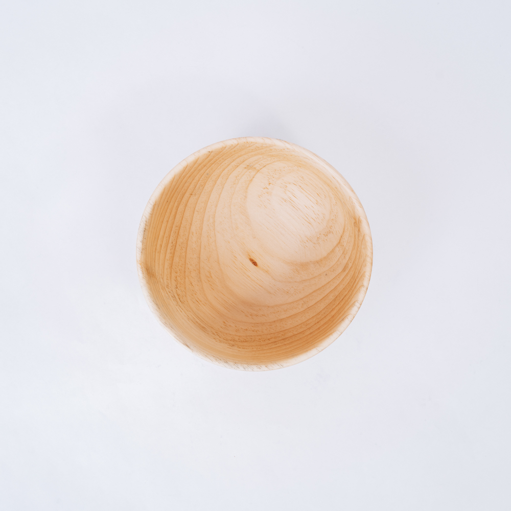 Деревянная глубокая тарелка-супница Art of Siberia из Сибирского Кедрf. T110