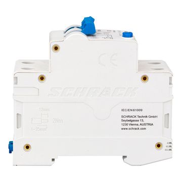 Дифавтомат Schrack Technik 1P+N B 10A 30mA тип A 6kA AK668610-- (АВДТ)