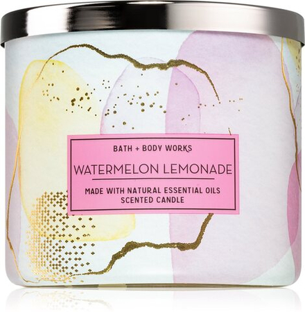 Bath & Body Works Watermelon Lemonade - Ароматическая свеча V. /   411  g  / GTIN 667557585475