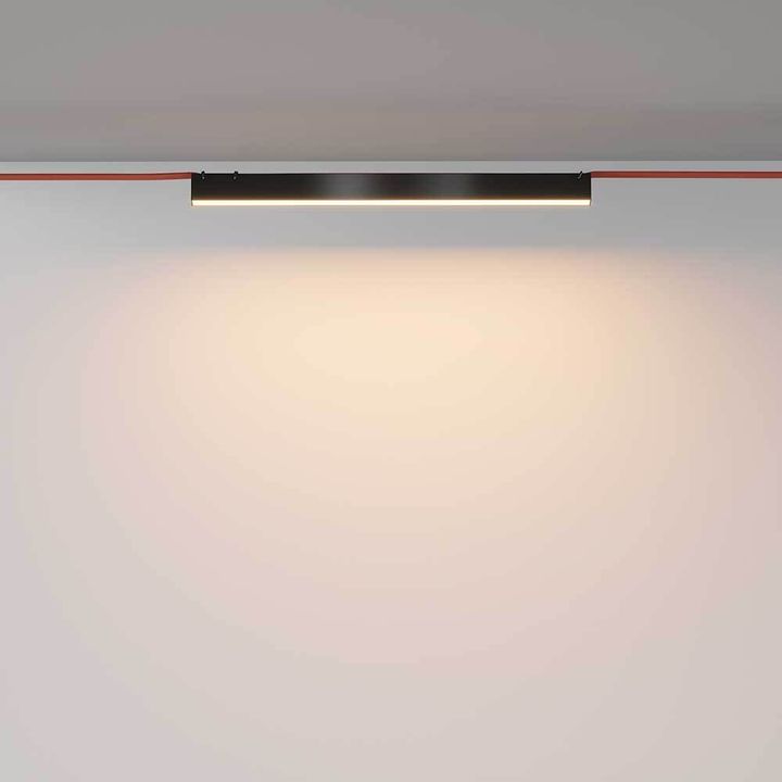 Подвесной светодиодный светильник Maytoni Technical Pendant system Parity Basis TR129B-24W3K-B