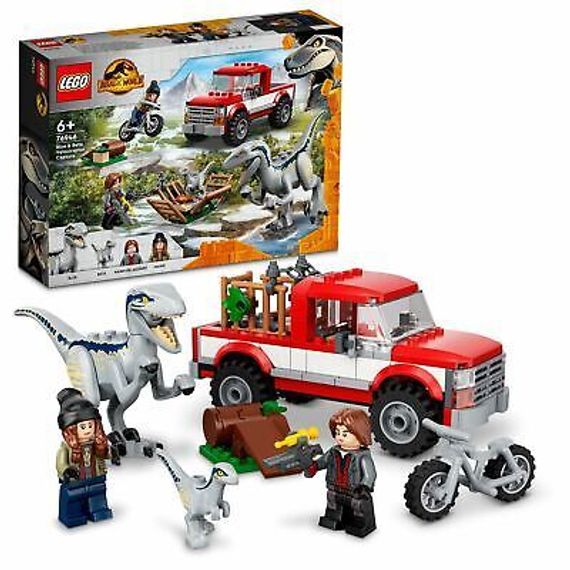 Lego konstruktor Jurassic World 76946 Blue & Beta Velociraptor Capture