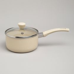 КОВШИК AGNESS АНТИП. ПОКР. РУЧКА SOFT TOUCH И СТЕКЛ. КРЫШКОЙ 1000 МЛ 14*7 СМ