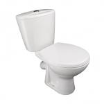 Унитаз-компакт "Универсал NEW 45" (косой, нижн, сид, кноп.арм) МОНОКОРОБ (г.Лобня)