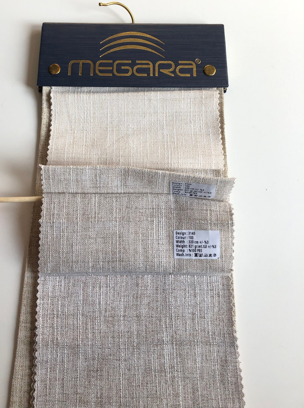 Портьерная ткань Megara арт. 3140 (высота 320 см, Турция)