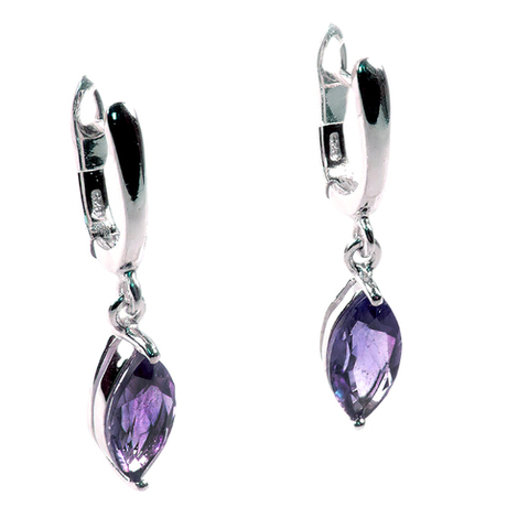 Серьги "Теджен" аметист