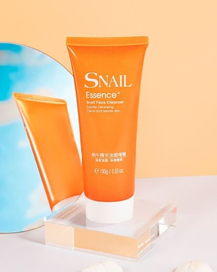 Гель-пенка для умывания с муцином улитки, 100г