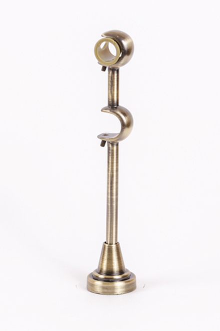 Держатель двухрядный 16 мм старое золото