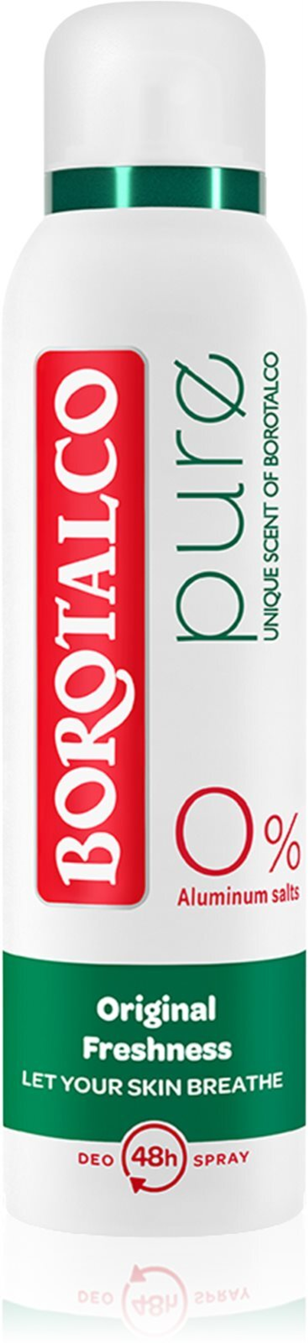 Borotalco Pure Original Freshness - Дезодорант-спрей без содержания алюминия /   150  ml  / GTIN 8002410043570