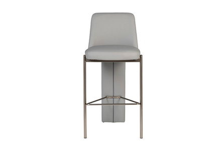 Стул Garda Decor барный серый 54,5*47*101 см