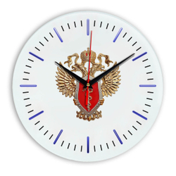 Настенные часы "Эмблема ФСКН 02 52"