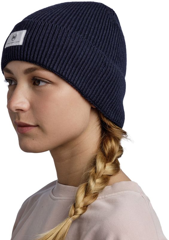 Вязаная шапка Buff Knitted Hat Drisk Night Blue Фото 4