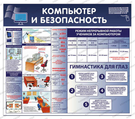 Стенд КОМПЬЮТЕР И БЕЗОПАСНОСТЬ 2023