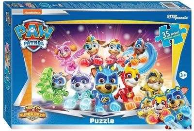 Пазл-maxi 35эл. "Щенячий патруль" (Никелодеон) (Степ пазл)