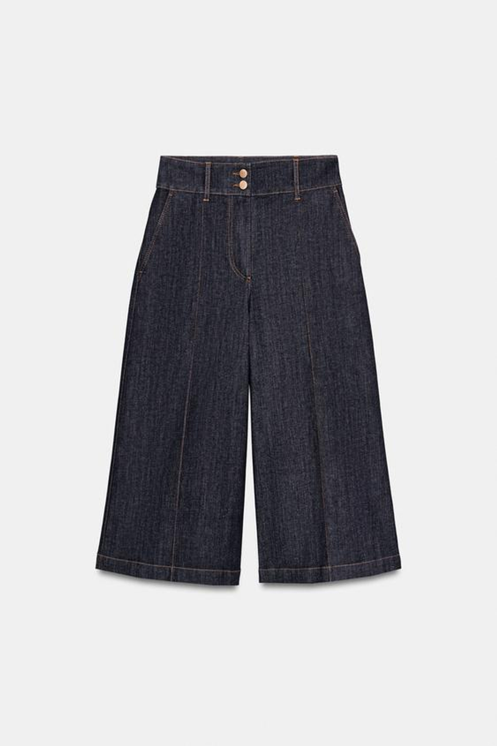 ZARA ДЛИННЫЕ ДЖИНСОВЫЕ ШОРТЫ Z1975, СИНИЙ