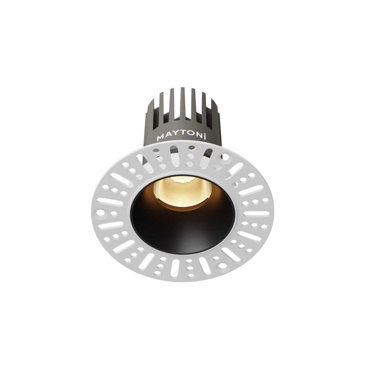Встраиваемый светильник Maytoni Technical DL124-10W-2.7K-TRS-B