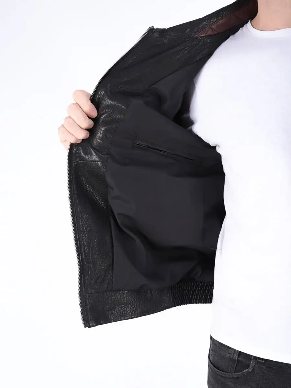 Куртка мужская из натуральной кожи